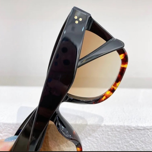 NEW| Leopard Print Bold 3Dots Chic Sunglasses - Picture 4 of 5